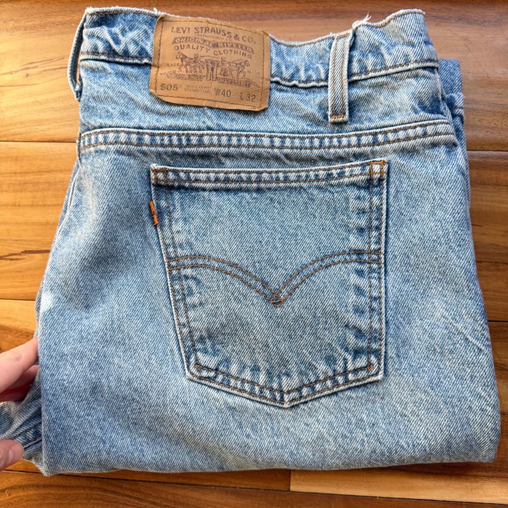 Vintage Levi's Orange Tab 505 Denim Jeans